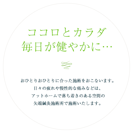 ココロとカラダ 毎日が健やかに